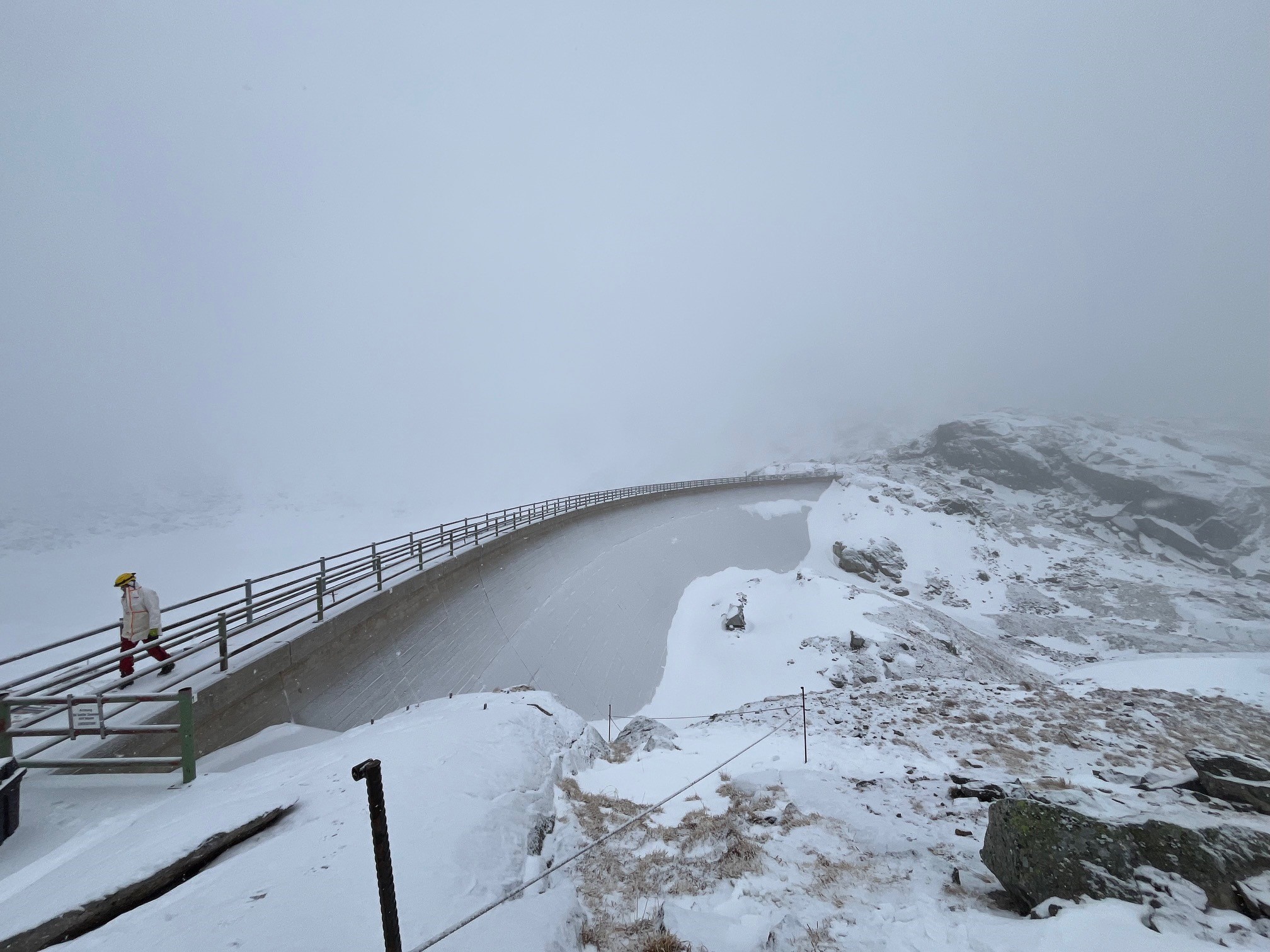 Umgebung des Amertaler Sees bei Nebel